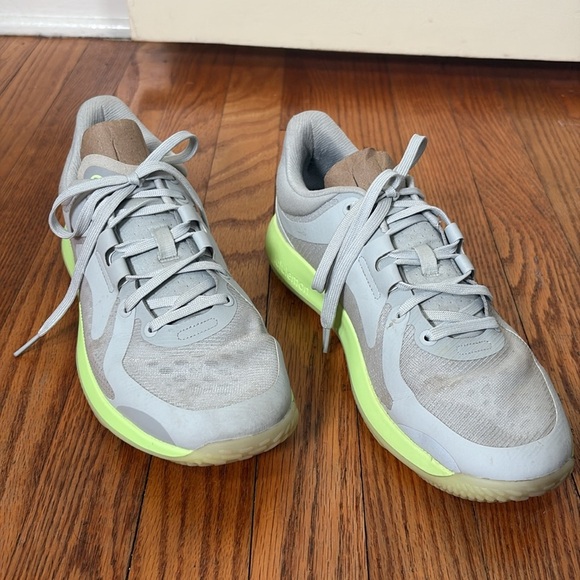 Lululemon Strongfeel Womens Training Shoe Vapor Grey Yellow zap size 10 - Picture 2 of 12
